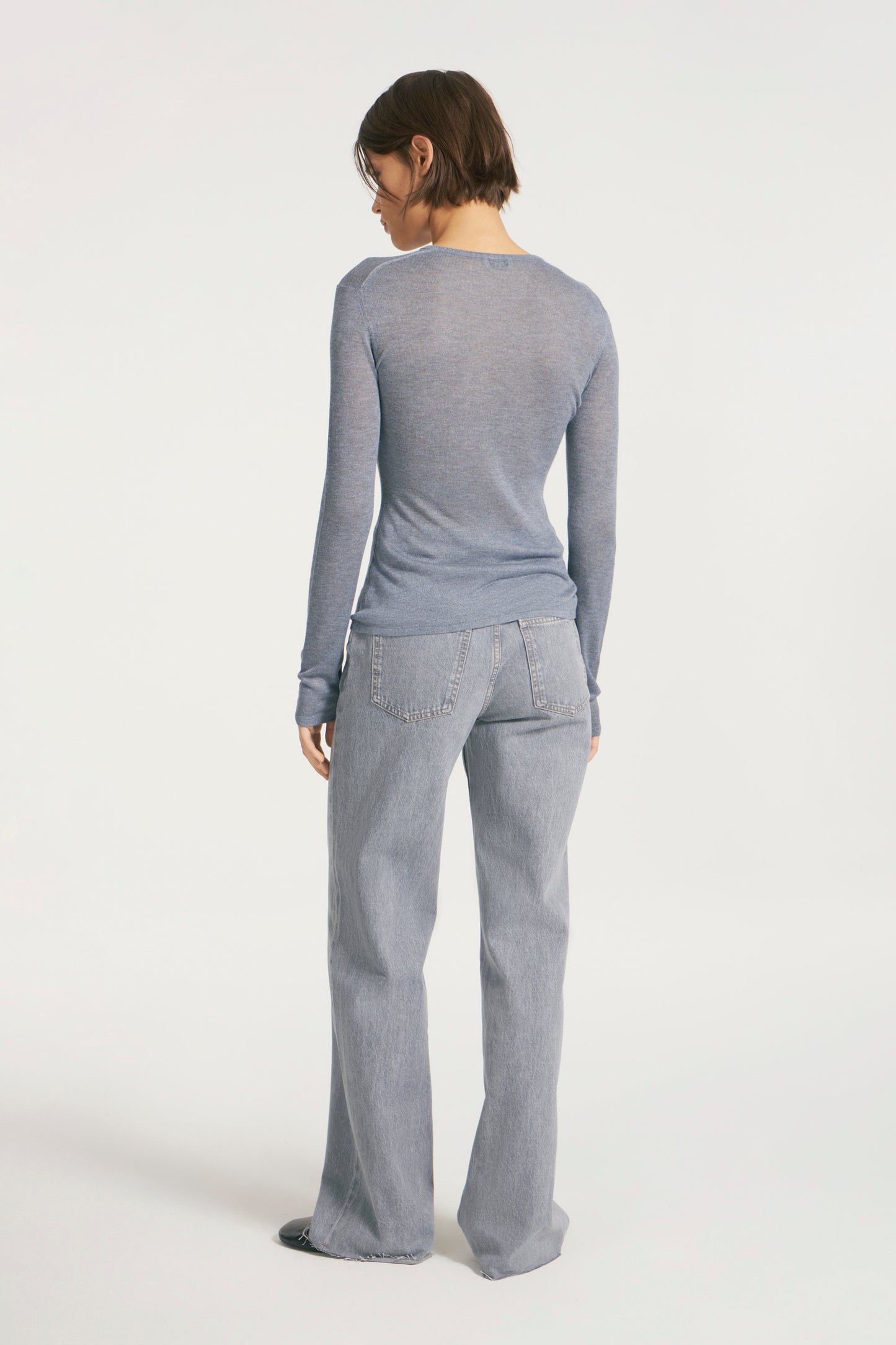 GRAY-BLUE MELANGE