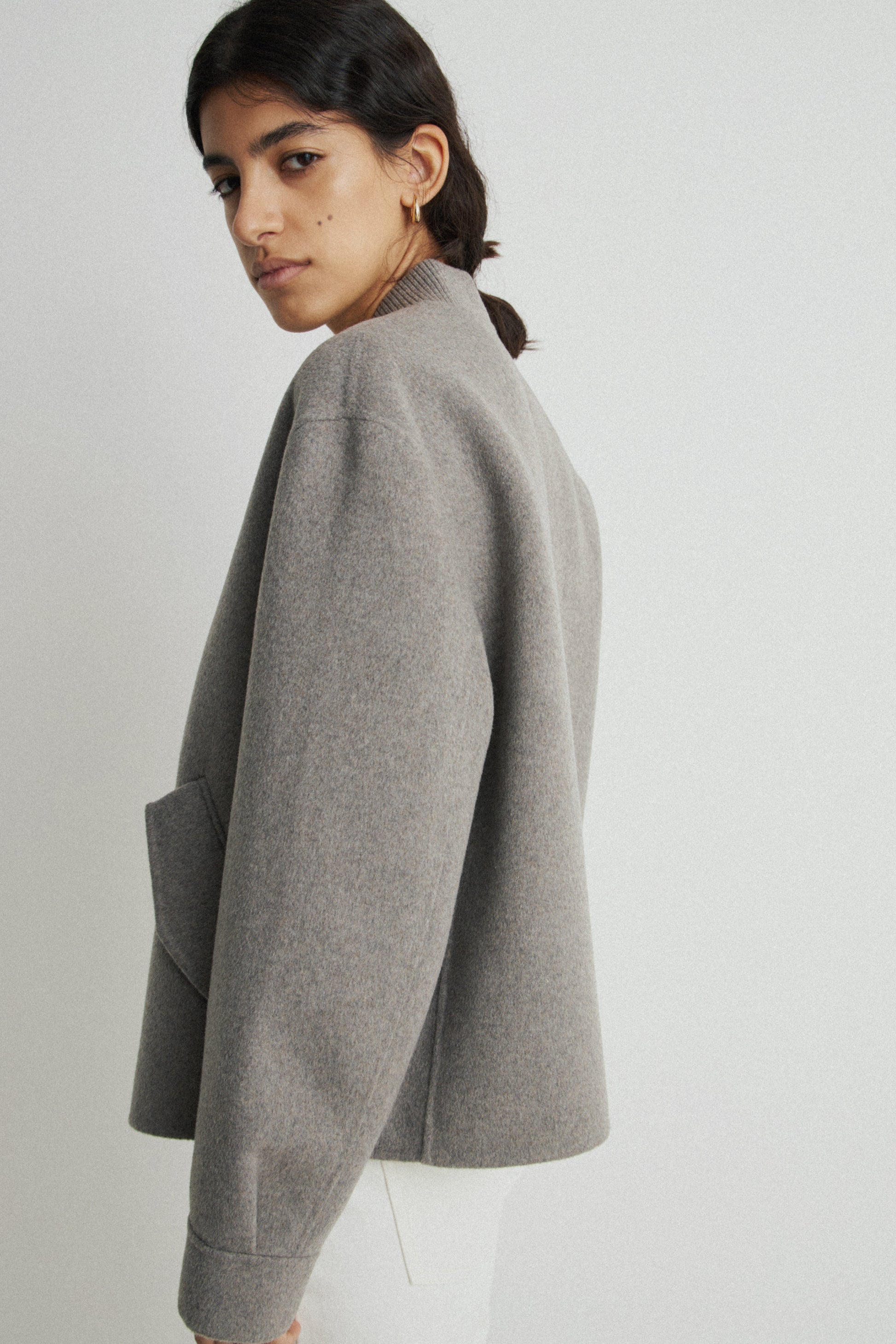 GREY BEIGE MELANGE