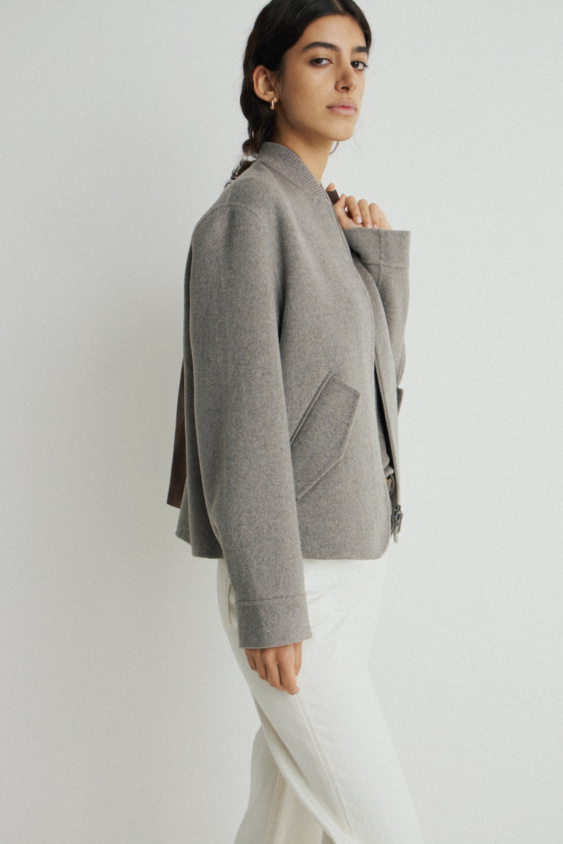 GREY BEIGE MELANGE