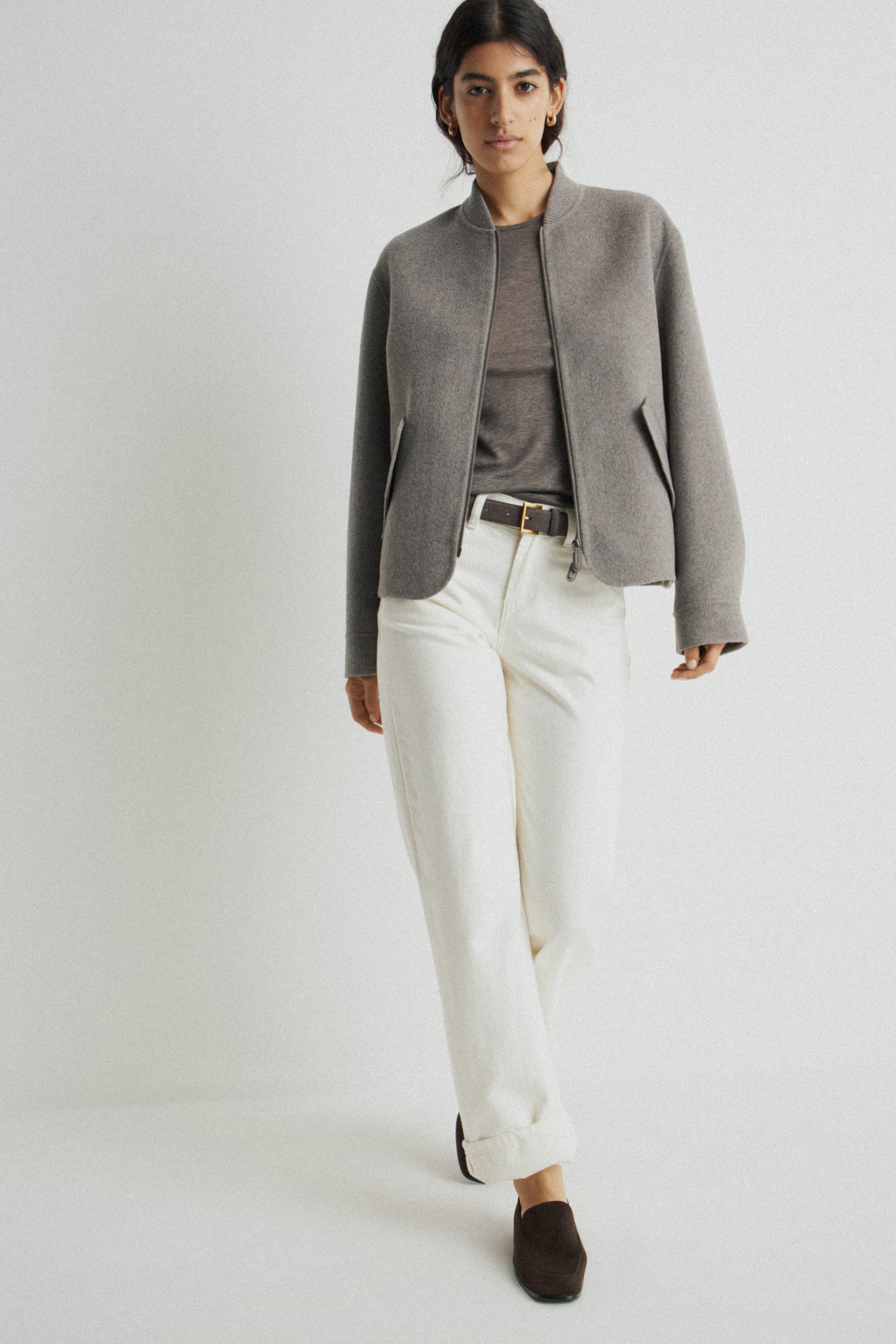 GREY BEIGE MELANGE