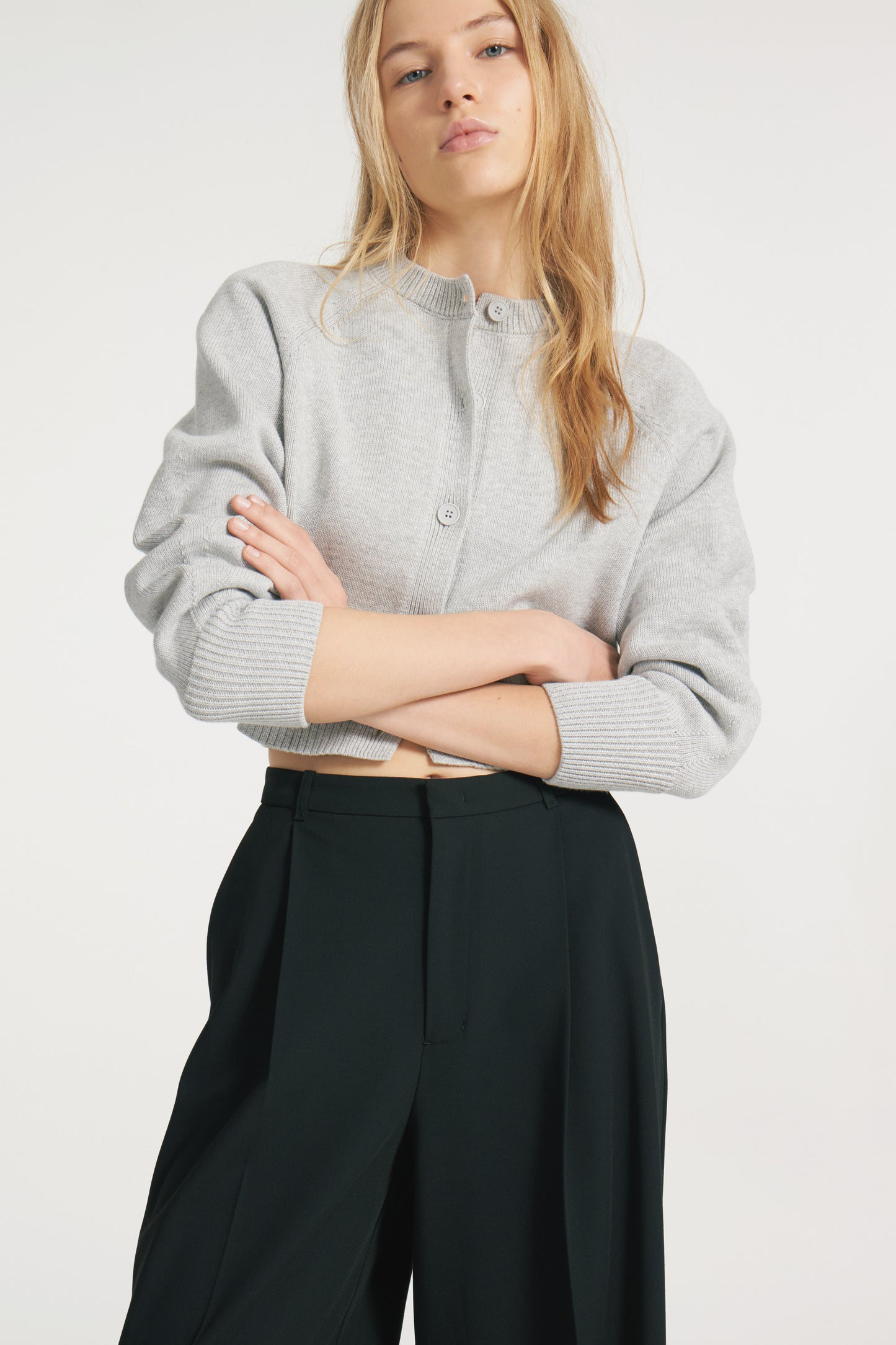 LIGHT GREY MELANGE