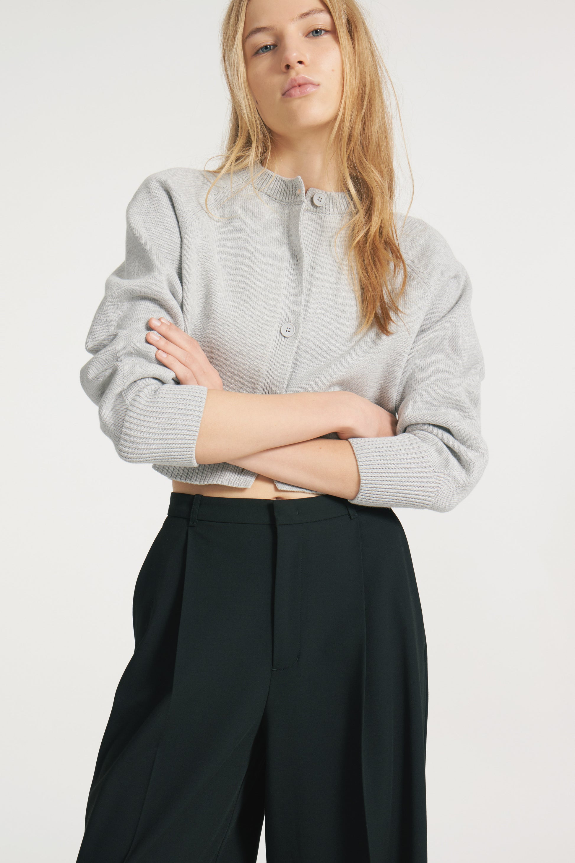 LIGHT GREY MELANGE