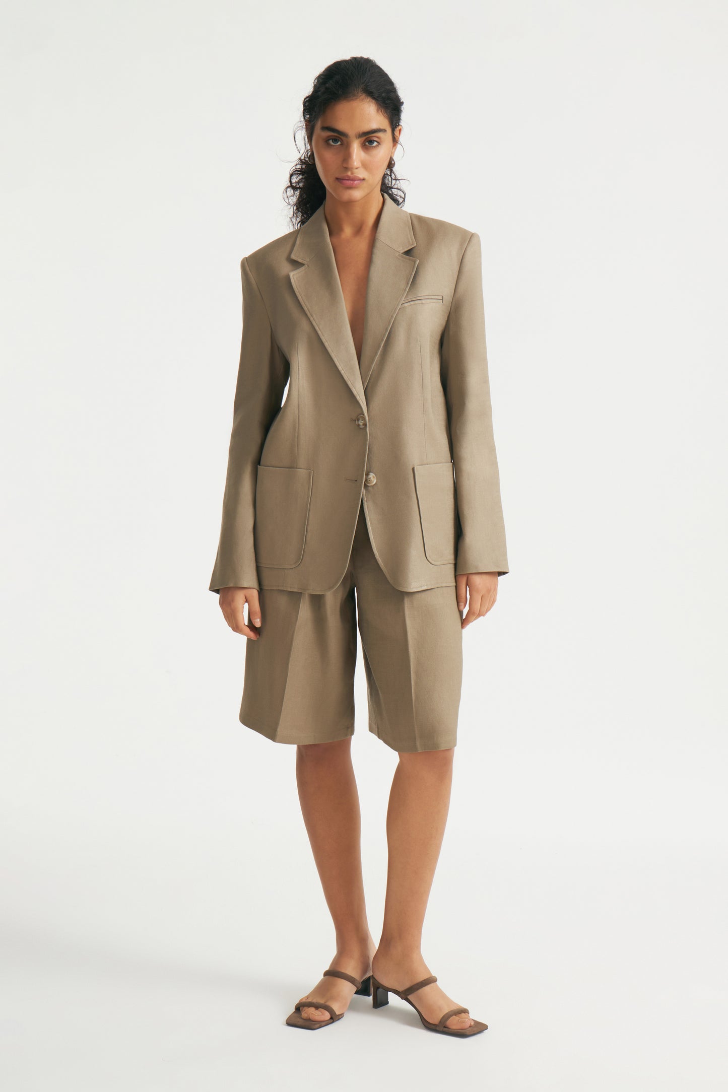 GRAY BROWN MELANGE