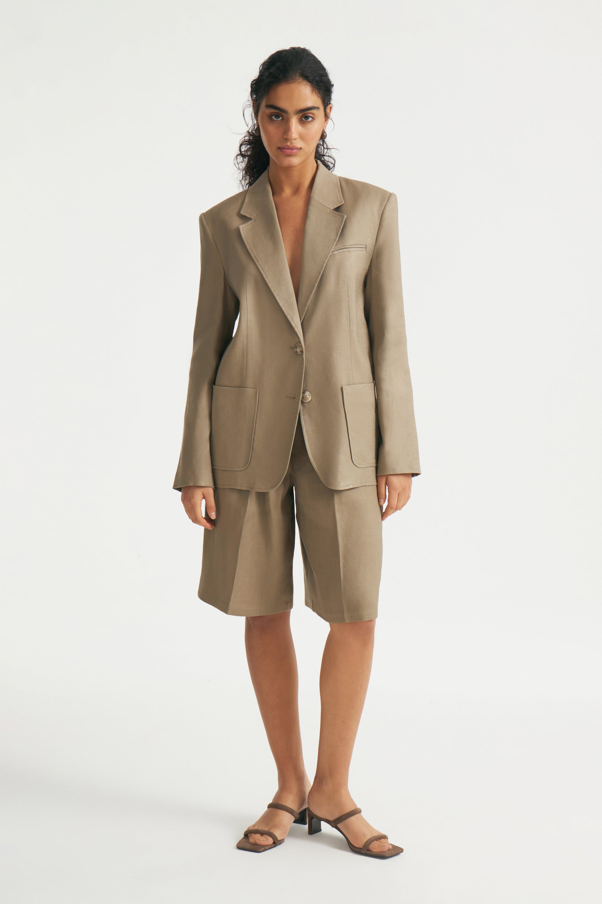 GRAY BROWN MELANGE