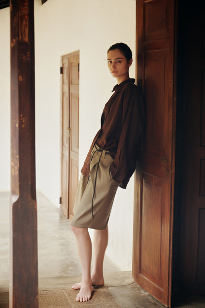 GRAY BROWN MELANGE